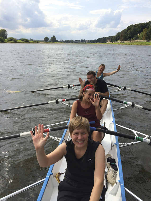 jede Menge Spaß während einer Wanderfahrt